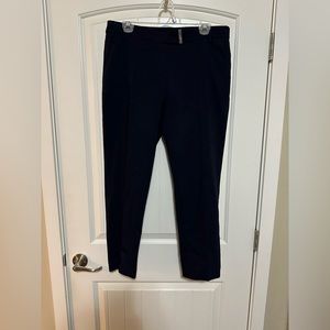 Dark Navy Cropped Dress Pants